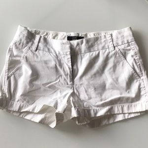 J Crew Chino White Shorts
